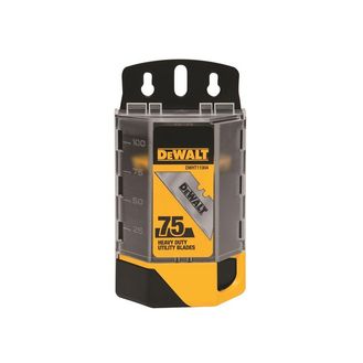 DeWALT Hand Tools Induction Hardened Utility Blades (Dispenser of 75)
