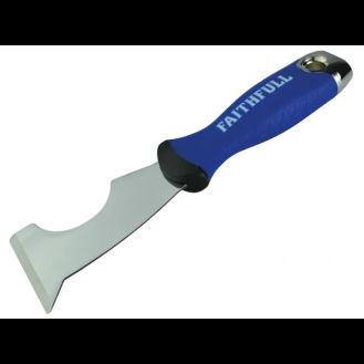 Faithfull Soft Grip Decorator's 4-in-1 Tool