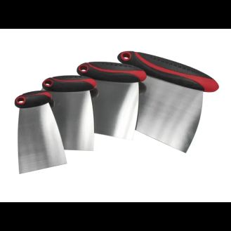 Faithfull Stainless Steel Filler &amp; Spreader Set, 4 Piece