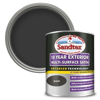 Sandtex 5100989 10 Year Exterior Multi Surface Satin 750ml