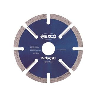 MEXCO X90 Grade Mortar Raking Diamond Blade