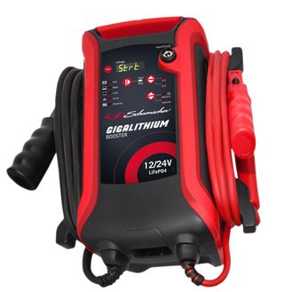Draper 13757 Schumacher&amp;#174; GIGA 12/24V Lithium Booster, 2000/1000CA