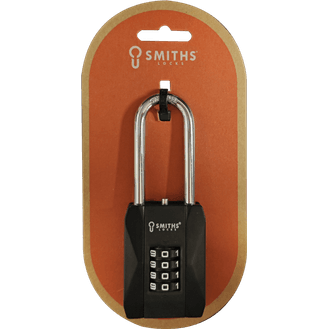 SMITHS SMT341 Hd Combination Long Shackle Padlock
