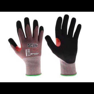 Scan Nitrile Palm Cut F Gloves