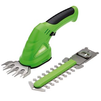 Draper 22403 7.2V Cordless Grass and Hedge Shear Kit (4 Piece)