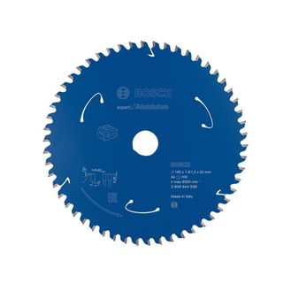 Bosch Powertool Accessories Expert for Aluminium Circular Saw Blade for Cordless Saws 165 x 20mm x 54T