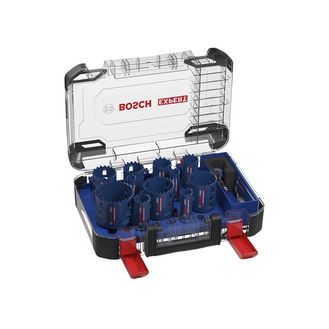 Bosch Powertool Accessories EXPERT Multi Material PC Plus Hole Saw Set, 14 Piece