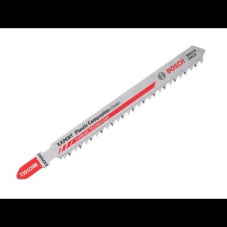 Bosch Powertool Accessories EXPERT Plastic Composites Clean T301CHM Jigsaw Blade 117mm Pack of 3