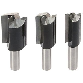 Bosch Powertool Accessories PRO Router Bit Straight Set, 6 Piece