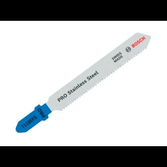 Bosch Powertool Accessories PRO Stainless Steel T118EFS Jigsaw Blade 83mm Pack of 5