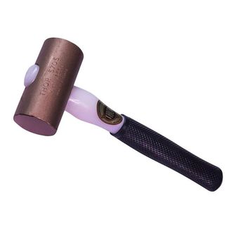 Thor Round Solid Copper Mallet, Plastic Handle