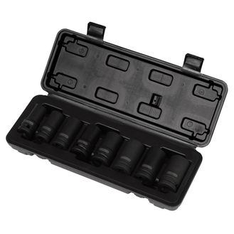 Draper 02746 Locking Wheel Nut Removal Set, 1/2" Sq. Dr. (8 Piece)