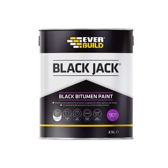 Everbuild Sika Black Jack® 901 Black Bitumen Paint