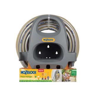 Hozelock 2364 Hose Hanger with 20m Hose &amp; Fittings