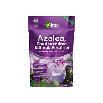Vitax Azalea, Rhododendron &amp; Shrub Fertilizer 0.9kg Pouch