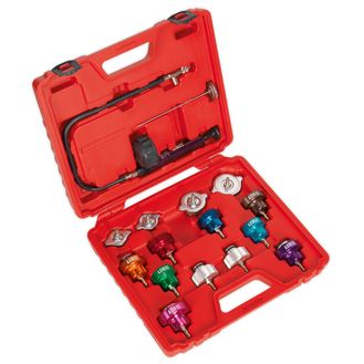 Sealey VS006 Cooling System Pressure Test Kit 16pc