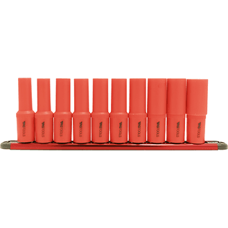 RG TOOLS 1/2" Dr VDE Socket Rail Set
