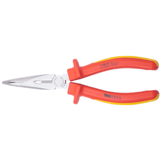 RG TOOLS VDE Bent Nose Pliers 8"