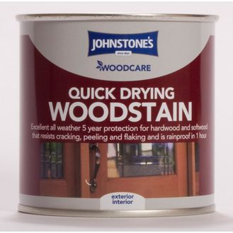 Johnstone's 309313 Woodcare Quick Drying Woodstain 250ml
