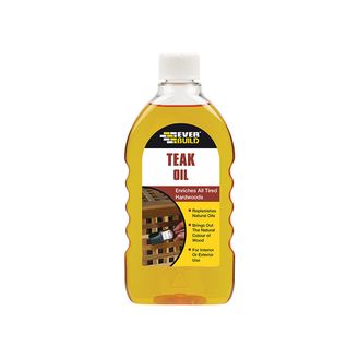 Everbuild Sika Teak Oil 500ml