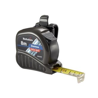 Hultafors BMSS8M Brick-Mate Stainless Steel Pocket Tape 8m (Metric only)
