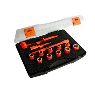 ITL Insulated Insulated 1/2in Drive Socket Set, 13 Piece
