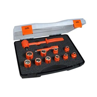 ITL Insulated Insulated 3/8in Drive Socket Set, 12 Piece