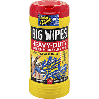 BIG WIPES 'Heavy-Duty ' Textured, Scrub &amp; Clean Wipes
