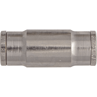 Brass Push-Fit Tube Couplings - Straight, Metric