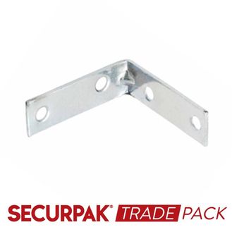 Securpak T10174 Corner Brace Zinc Plated 50mm