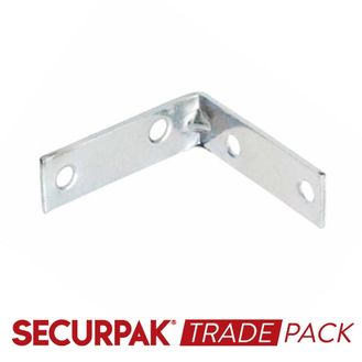 Securpak T10175 Corner Brace Zinc Plated 65mm