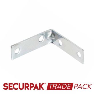 Securpak T10176 Corner Brace Zinc Plated 75mm