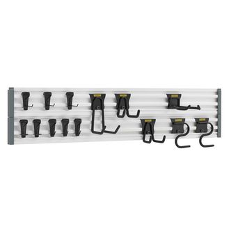 STANLEY® Hand Tools Track Wall System Starter Kit, 20 Piece
