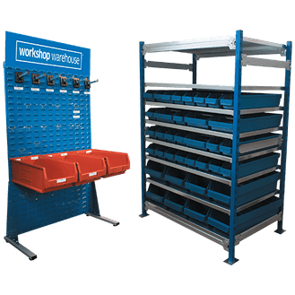 BARTON Racking Unit/Panel &amp; Bins