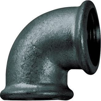 Malleable Iron Pipe Fitting - Female Equal Elbow 90&amp;deg; (90)