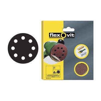 Flexovit Hook &amp; Loop Sanding Disc 150mm