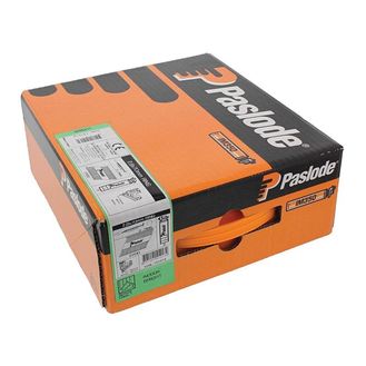 Paslode 2.8 x 63mm IM350+ Ring Shank Nails Bright Finish Box of 3300 + 3 Fuel Cells