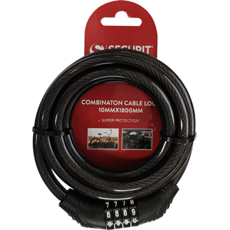 Securit S1236 Combination Cable Lock 1.8mx10mm