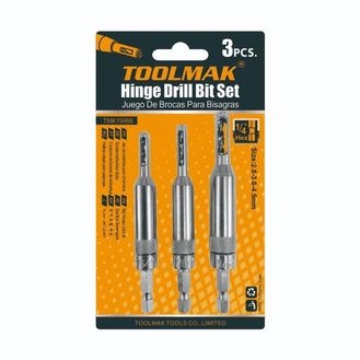 Toolmak TMK19986 Hinge Drill Bit Set