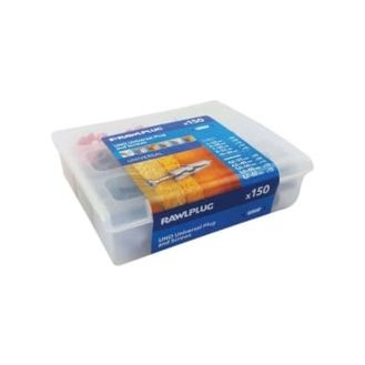 Rawlplug R-POR-UNO-MIX Uni Mixed Wall Plugs &amp; Screws
