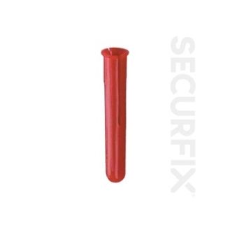 Securfix Standard Wall Plugs Red