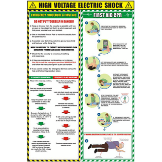 EV Electric Shock &amp; CPR Poster