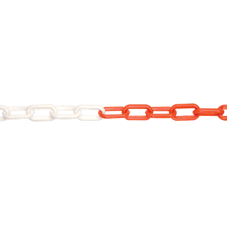 JSP EV Red/White Safety Chain