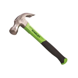 STANLEY® Hand Tools Fibreglass Hi-Vis Claw Hammer 567g (20oz)