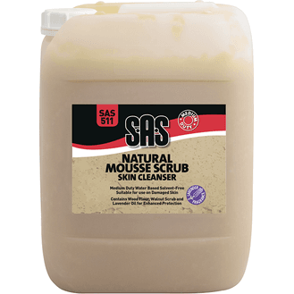 S·A·S Natural Mousse Scrub Hand Cleaner - Medium Duty