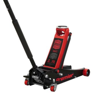 Sealey Trolley Jack 3tonne Rocket Lift Red