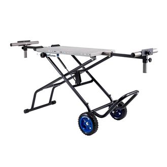 Evolution S355MCS Mitre Chop Saw Wheeled Stand with Powerlift Assist