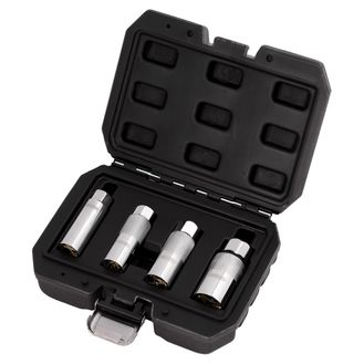 Draper 28195 Magnetic Spark Plug Socket Set, 3/8" Sq. Dr. (4 Piece)