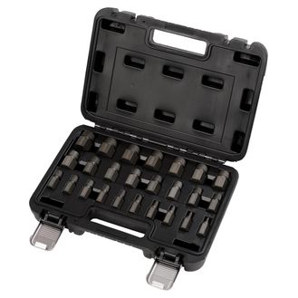 Draper 28196 Imperial Bolt Extractor Set, 3/8" Sq. Dr. (25 Piece)