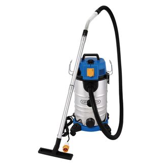 Draper 28229 110V M-Class Wet and Dry Vacuum Cleaner with Power Take-Off, 35L, 1100W